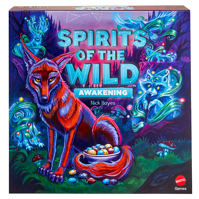 Games Spirits of the Wild: Awakening, entspannendes, leichtes Strategiebrettspiel in kunstvoller Gestaltung für 2 Spieler