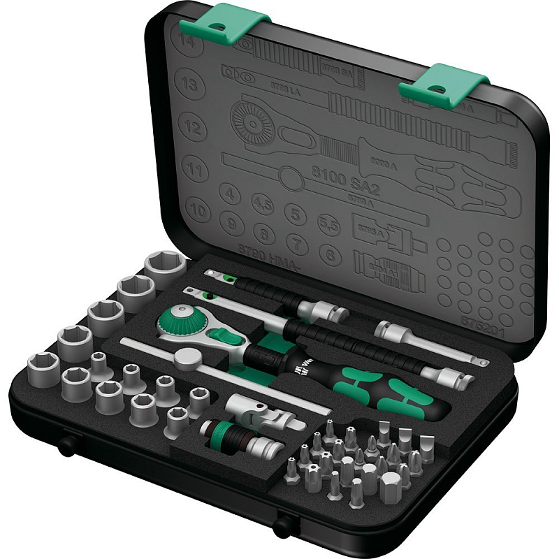 Wera 05003533001 Steckschlüssel Steckschlüssel-Set 42 Stück(e)