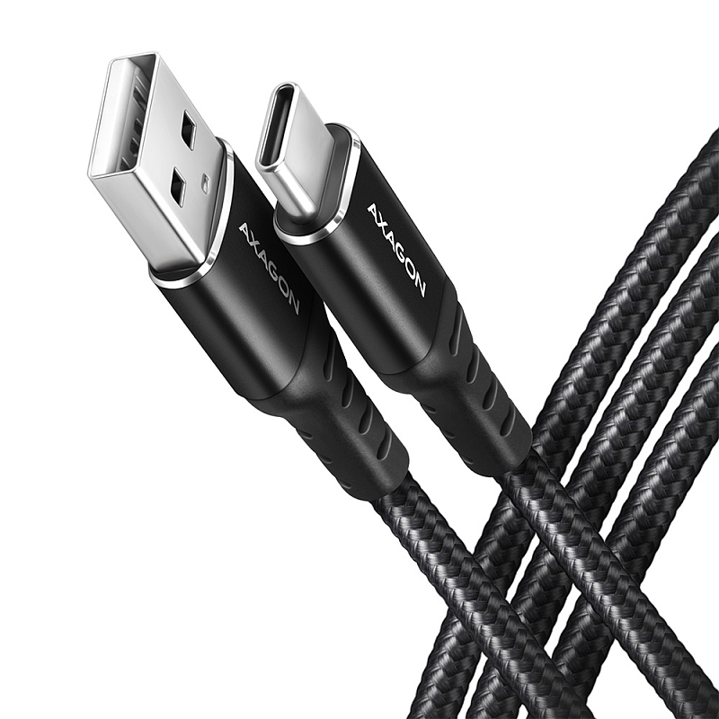 Axagon BUCM-AM10AB HQ USB-C <> USB-A Kabel 1 m