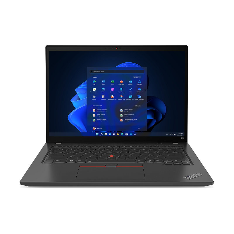 Lenovo ThinkPad T14 Gen 3 (Intel) Intel® Core™ i7 i7-1255U Laptop 35,6 cm (14") WUXGA 16 GB DDR4-SDRAM 512 GB SSD Wi-Fi 6E (802.11ax) Windows 11 Pro Deutsch Schwarz