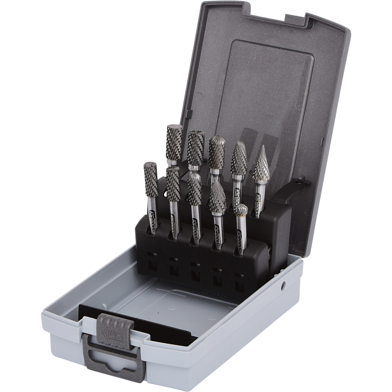 KS Tools 515.3220 Rotierender Entgrater Metall Oval Aluminium alloys, Eisenguss, Kunststoff 10 Stück(e)