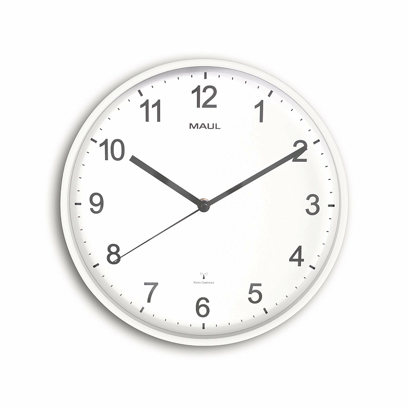 MAUL 9054602 Wand- /Tischuhr Funkgesteuerte Uhr Rund Weiß