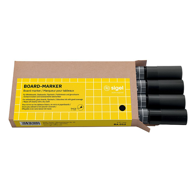 Sigel BA012 Marker 4 Stück(e) Schwarz