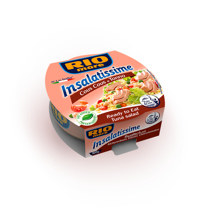Rio Mare 56855 Verzehrfertiger frischer Gemüsesalat 160 g