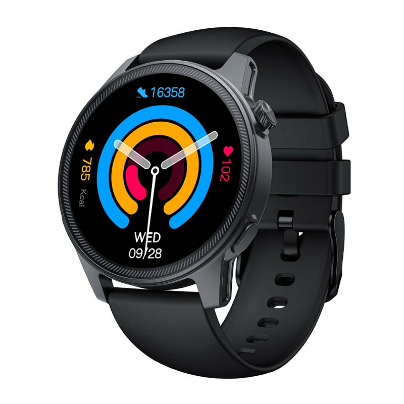 Denver SWC-392B 3,63 cm (1.43") AMOLED Digital 466 x 466 Pixel Touchscreen Schwarz