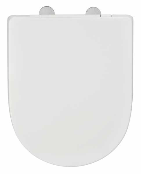 WENKO 24988100 Toilettensitz Harter Toilettensitz Duroplast Weiß