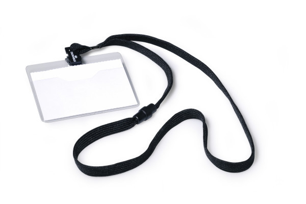 Durable Namensschild mit Textilband 10, 60 x 90 mm