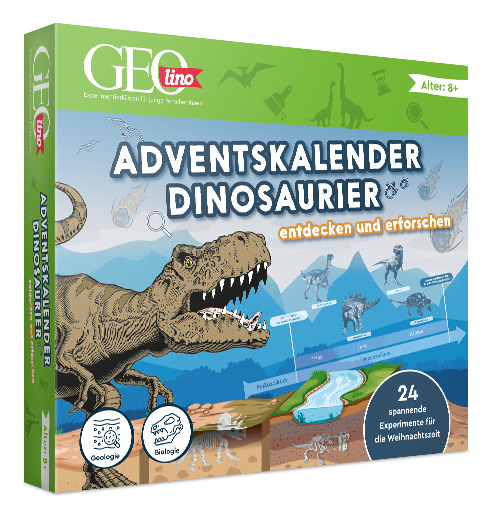 Franzis Verlag GEOLINO Adventskalender Dinosaurier