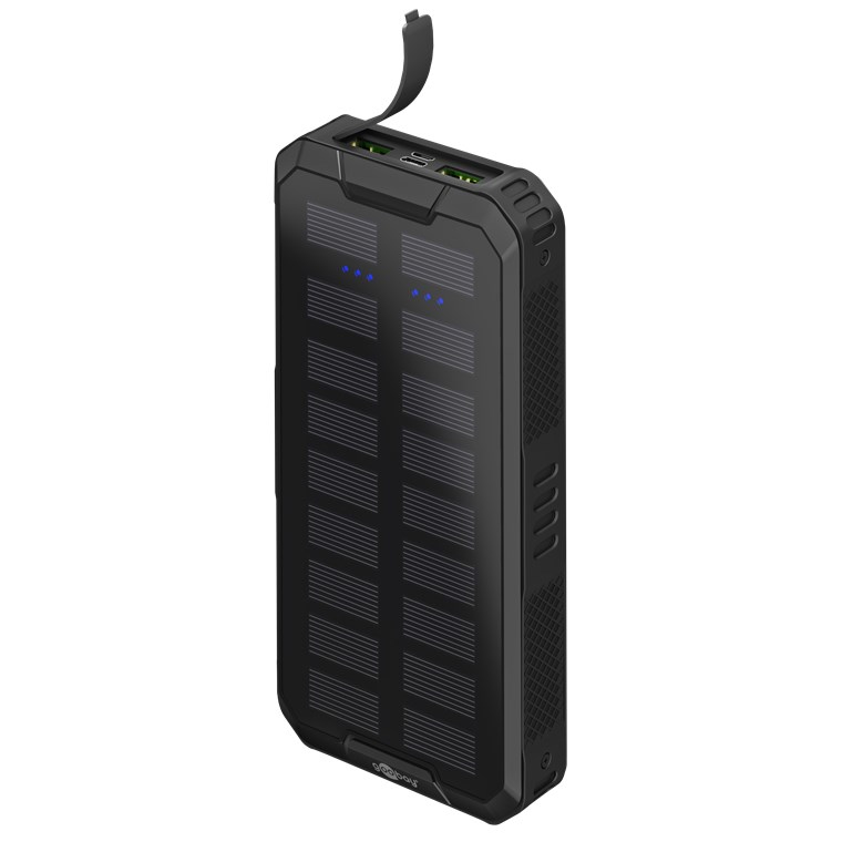 Goobay 53934 Powerbank Lithium Polymer (LiPo) 20000 mAh Schwarz