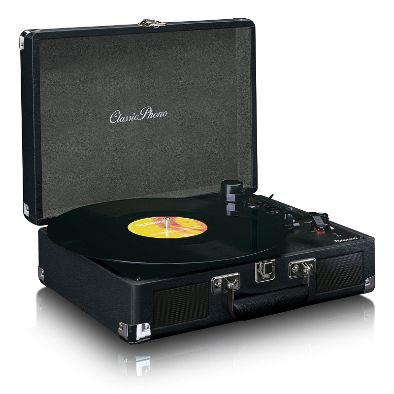Lenco TT-115 Audio-Plattenspieler mit Riemenantrieb Schwarz Manuell