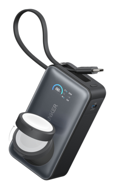 Anker A1657H11 Powerbank 10000 mAh Kabelloses Aufladen Schwarz
