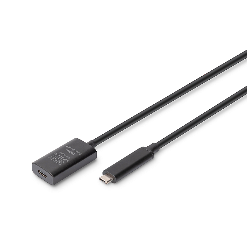 Digitus Aktives USB 3.2 Gen2 10G Verlängerungskabel, USB-C - USB-C, 5m