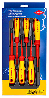 Knipex 00 20 12 V04 Handschraubendreher Set Standard-Schraubendreher