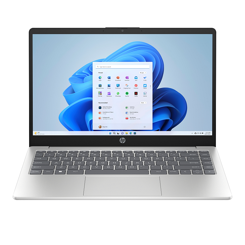 HP 14-ep1155ng Intel Core 5 120U Laptop 35,6 cm (14") Full HD 16 GB DDR4-SDRAM 512 GB SSD Wi-Fi 6 (802.11ax) Windows 11 Home Silber