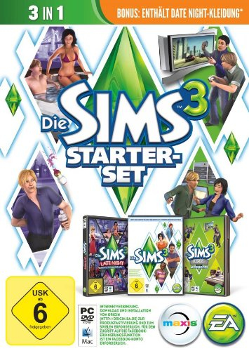 Electronic Arts Die Sims 3 Starter Set, PC Standard+Add-on Deutsch