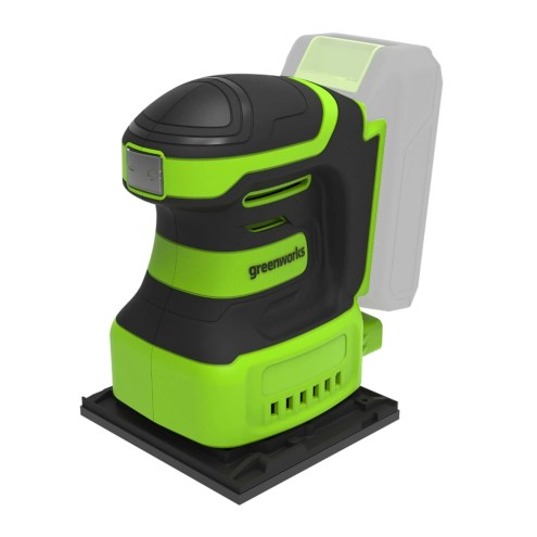 Greenworks G24SS14 Plattenschleifer 12000 RPM Schwarz, Grün