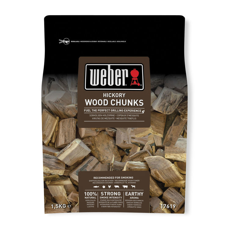 Weber 17619 Holzkohle für Barbecues/Grills 1,5 kg