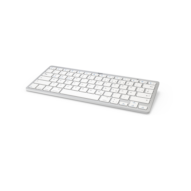 Hama KEY4ALL X510 Tastatur Büro Bluetooth QWERTZ Deutsch Silber, Weiß