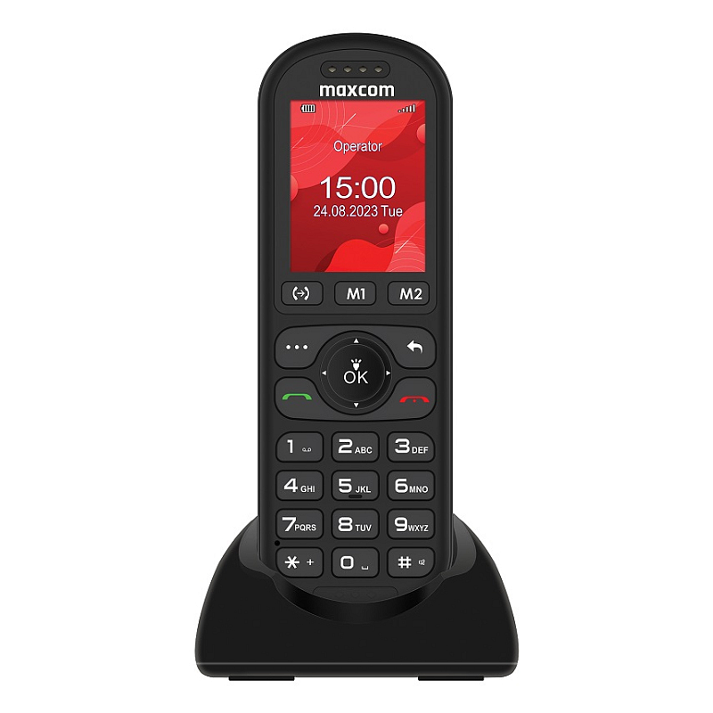 MaxCom MM39D Handy 5,08 cm (2") Schwarz Seniorentelefon