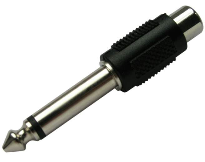 Schwaiger KHA4010 533 RCA 6.3mm Schwarz