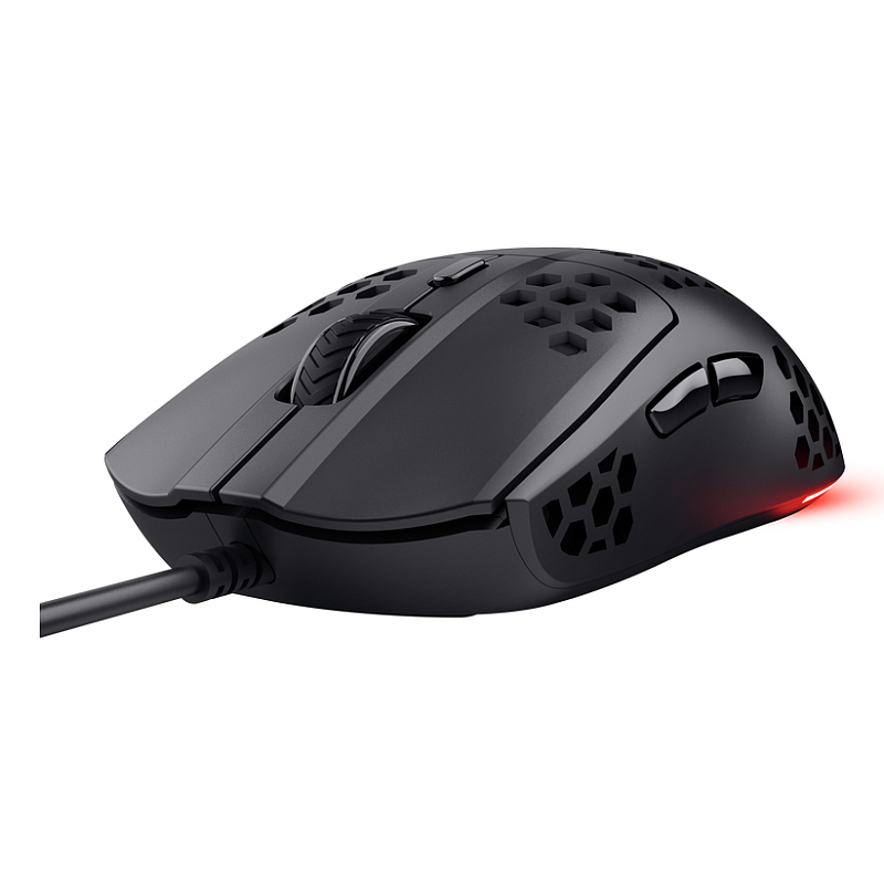 Trust GXT 928 HELOX Maus Gaming rechts USB Typ-A Optisch 6400 DPI