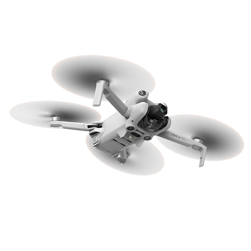 DJI Mini 4 Pro (RC 2) 4 Rotoren Quadrocopter 48 MP 3840 x 2160 Pixel 2590 mAh Schwarz, Weiß
