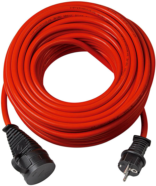 Brennenstuhl 1169840 Verlängerungskabel 25 m 1 AC-Ausgänge Rot