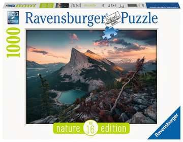 Ravensburger Abends in den Rocky Mountains