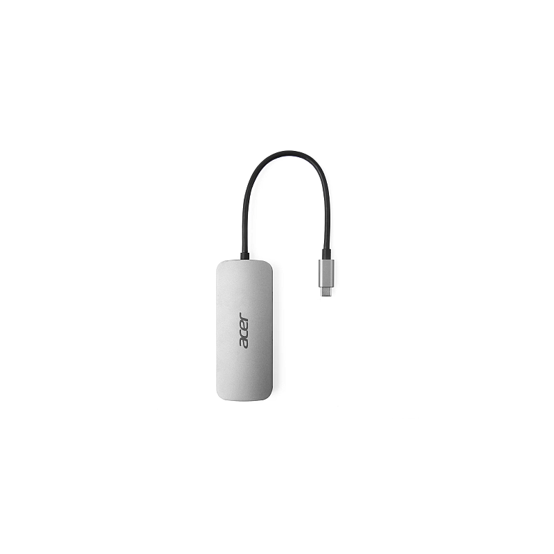 Acer 7in1 Type C Dongle Kabelgebunden USB 3.2 Gen 1 (3.1 Gen 1) Type-C Silber