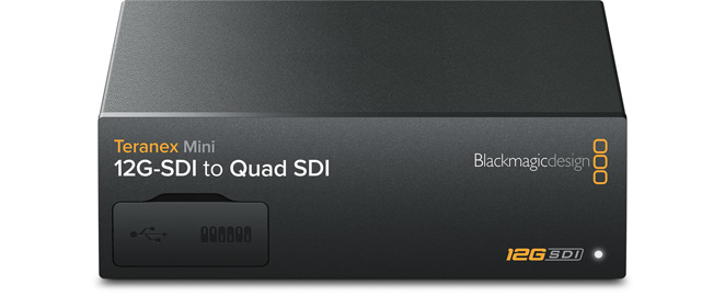 Blackmagic Design Teranex Mini 12G-SDI to Quad SDI Aktiver Videokonverter 3840 x 2160, -