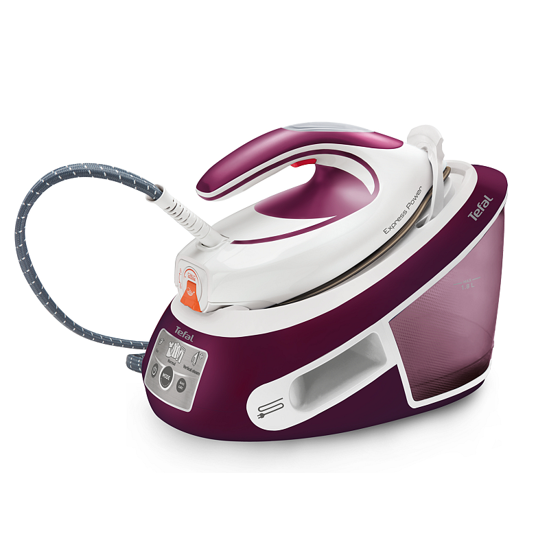 Tefal Express Power SV8061 2800 W 1,8 l Durilium AirGlide Autoclean soleplate Violett, Weiß