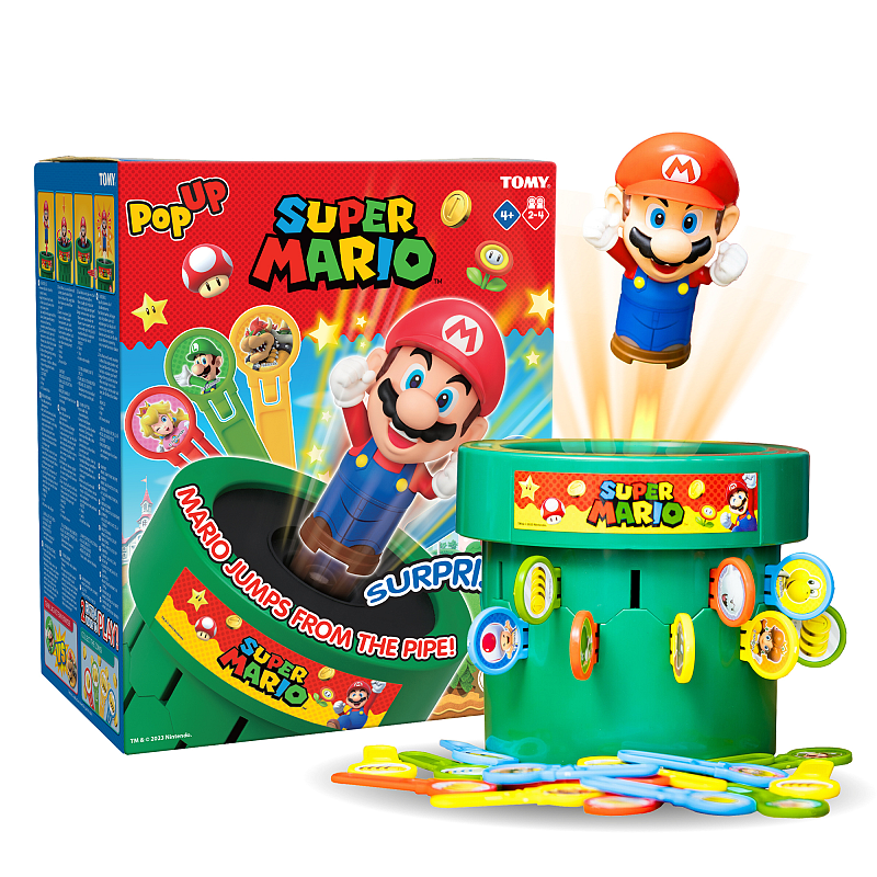 Tomy Pop Up Mario Brettspiel Feinmotorik (Geschicklichkeit)