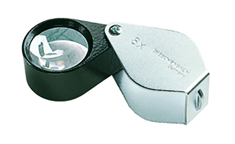 Eschenbach 1176-8 Vergrößerungsglas 8x Schwarz, Chrom