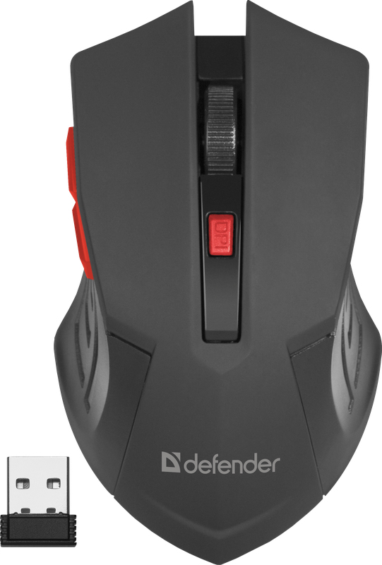 Defender ACCURA MM-275 Maus Büro rechts RF Wireless Optisch 1600 DPI