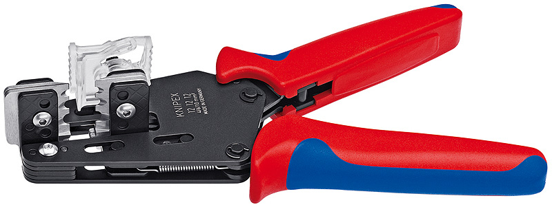 Knipex 12 12 12 Abisolierzange Blau, Rot