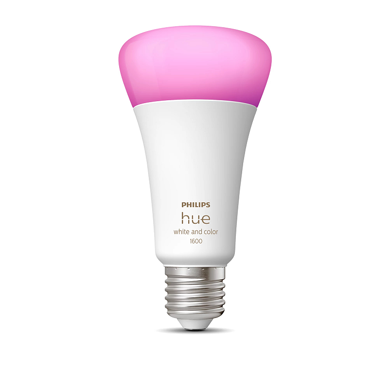 Philips Hue White and Color ambiance E27 - Smarte Lampe A67 - 1600