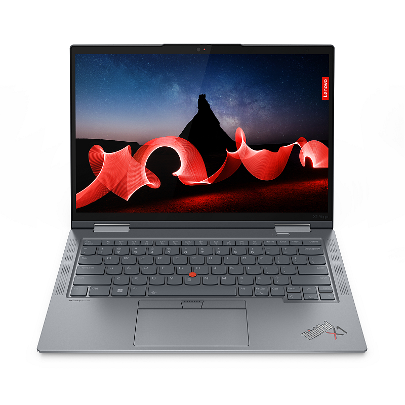 Lenovo ThinkPad X1 Yoga Gen 8 Intel® Core™ i7 i7-1355U Hybrid (2-in-1) 35,6 cm (14") Touchscreen WQUXGA 32 GB LPDDR5-SDRAM 2 TB SSD Wi-Fi 6E (802.11ax) Windows 11 Pro Deutsch Grau