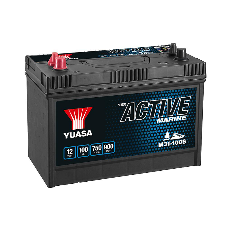 Yuasa M31-100S Fahrzeugbatterie 100 Ah 12 V 750 A Marine