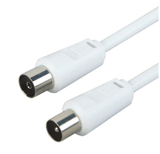 Schwaiger KVK299 052 Koaxialkabel 10 m IEC169-2 Weiß