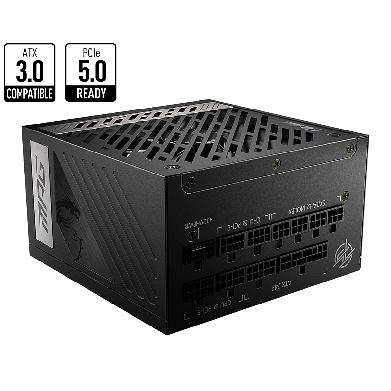 MSI MPG A850G PCIE5 Netzteil 850 W 24-pin ATX ATX Schwarz