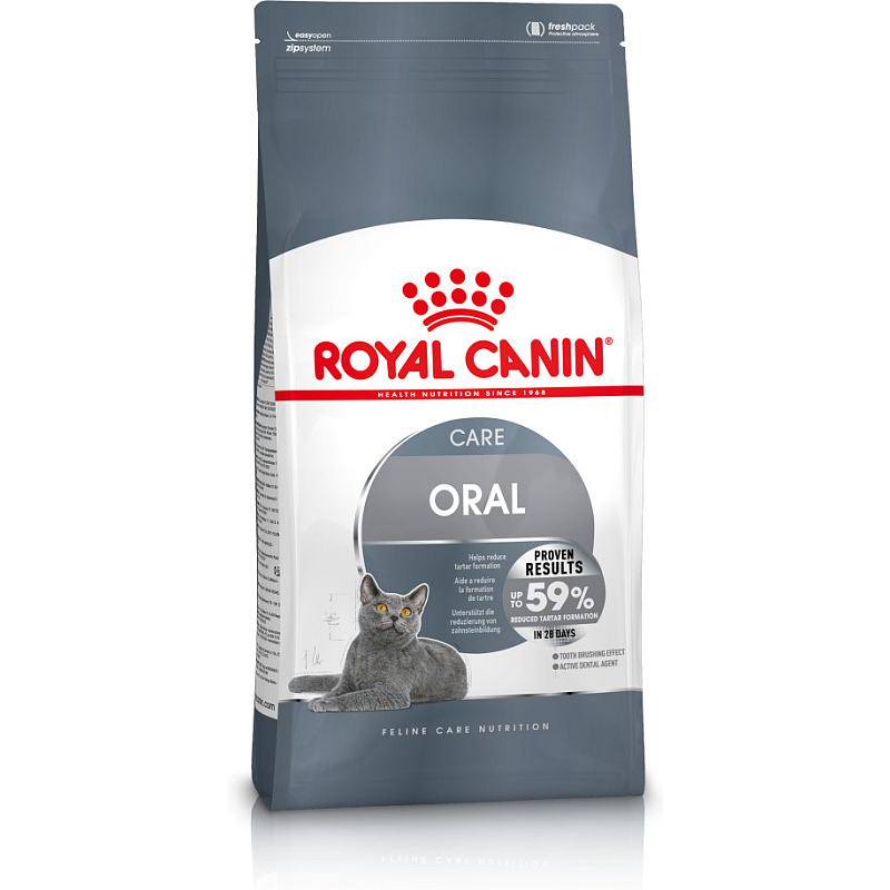 Royal Canin Oral Care Katzen-Trockenfutter 400 g Adult Geflügel, Reis, Gemüse