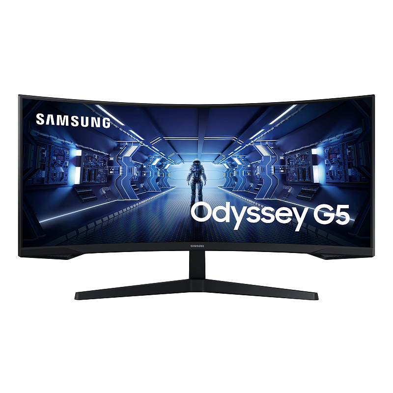 Samsung G55T Computerbildschirm 86,4 cm (34") 3440 x 1440 Pixel UltraWide Quad HD LED Schwarz