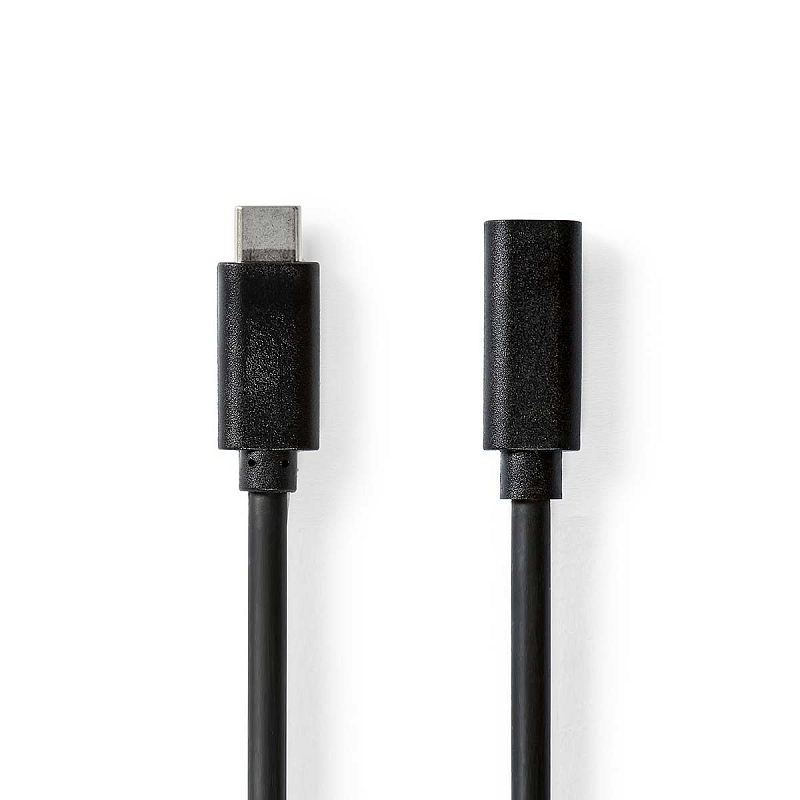 Nedis CCGB64010BK20 USB Kabel USB 3.2 Gen 1 (3.1 Gen 1) 2 m USB C Schwarz