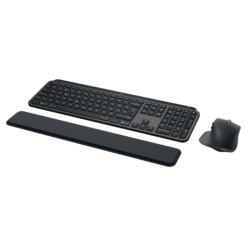 Logitech Master MX Keys Combo for Bussiness Tastatur Maus enthalten Büro RF Wireless + Bluetooth QWERTZ Schweiz Graphit