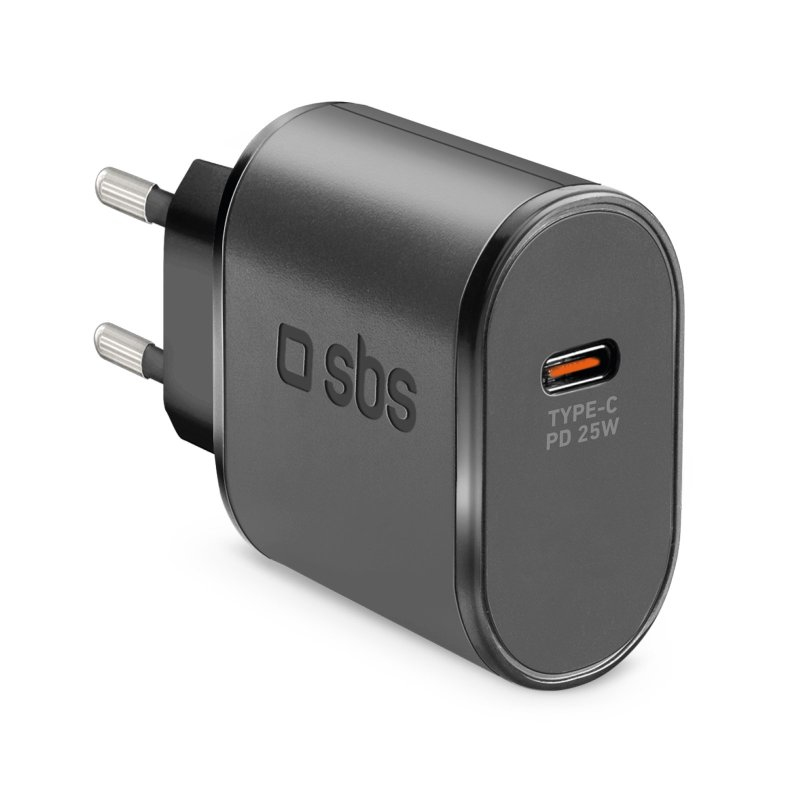 SBS TETR1CPD25 Ladegerät für Mobilgeräte Smartphone, Tablets Schwarz AC Drinnen