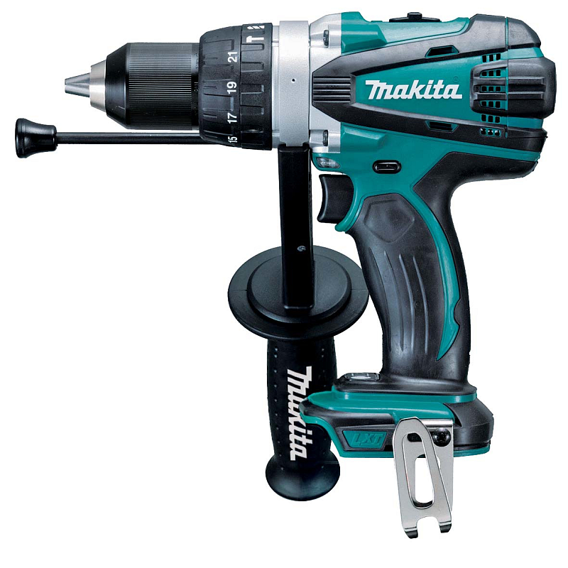 Makita DHP458Z Bohrmaschine 2000 RPM Ohne Schlüssel 2,3 kg Schwarz, Blau