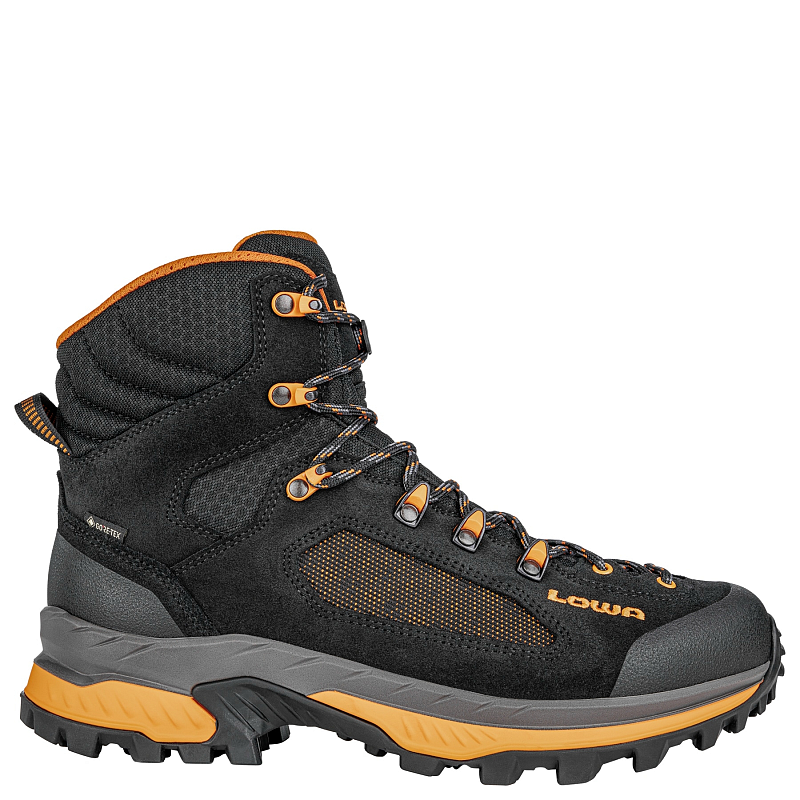 LOWA CORVARA GTX MID Männlich Erwachsener Schwarz, Orange