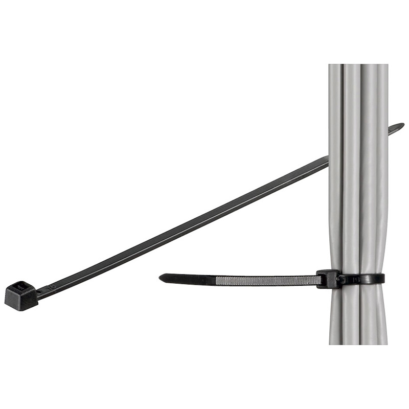 Goobay 17068 Kabelbinder Nylon Schwarz 100 Stück(e)