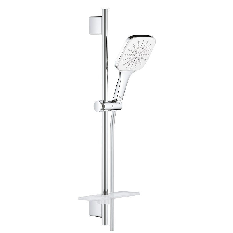 GROHE Rainshower SmartActive 130 Cube Duschsystem 1 Kopf/Köpfe Wand Metallisch