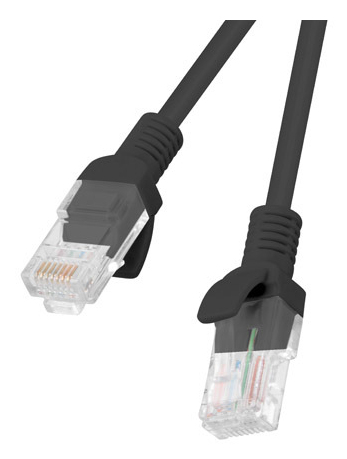 Lanberg PCU5-20CC-0025-BK Netzwerkkabel Schwarz 0,25 m Cat5e U/UTP (UTP)
